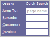 Navigation bar on TA Corp webpage.