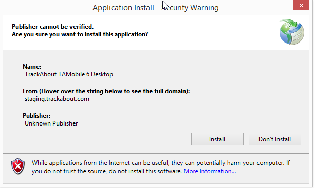 Application Install Security Warning - No Publisher.jpg