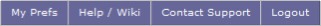 Navigation bar on TA Corp webpage.