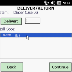 Adding Hard Goods at Delivery