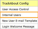 Navigation bar on TA Corp webpage.